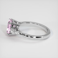 1.36 Ct. Pink Sapphire Ring, 10K White Gold 4