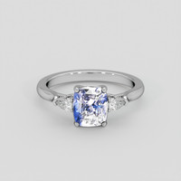 2.56 Ct. Bi Color Sapphire Ring, 10K White Gold 1
