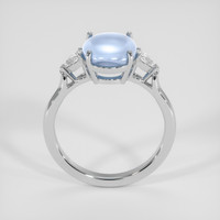 6.05 Ct. Blue Sapphire Ring, 10K White Gold 3