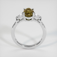 2.58 Ct. Color Change Sapphire Ring, 10K White Gold 3