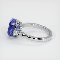 5.43 Ct. Violet Sapphire Ring, 14K White Gold 4