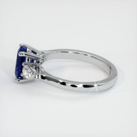 1.18 Ct. Sapphire Ring, 14K White Gold 4