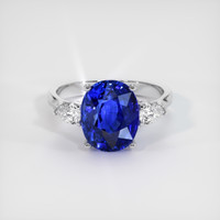 4.45 Ct. Sapphire Ring, 14K White Gold 1