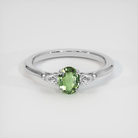 1.00 Ct. Gemstone Ring, 14K White Gold 1