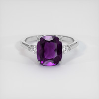 4.54 Ct. Gemstone Ring, 14K White Gold 1