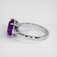 4.54 Ct. Gemstone Ring, 14K White Gold 4