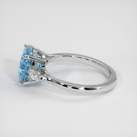 2.39 Ct. Gemstone Ring, 14K White Gold 4