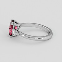 2.09 Ct. Pink Spinel Ring, 14K White Gold 4