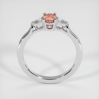 0.75 Ct. Sapphire Ring, 14K White Gold 3