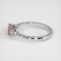 0.75 Ct. Sapphire Ring, 14K White Gold 4