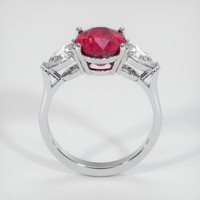 3.01 Ct. Ruby Ring, 14K White Gold 3