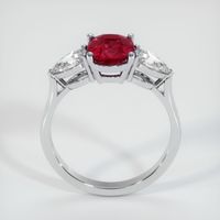 2.00 Ct. Ruby Ring, 14K White Gold 3