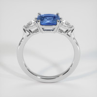 2.09 Ct. Blue Sapphire Ring, 14K White Gold 3