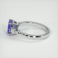 1.72 Ct. Color Change Sapphire Ring, 14K White Gold 4