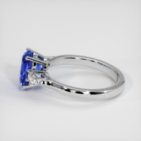 2.03 Ct. Blue Sapphire Ring, 14K White Gold 4