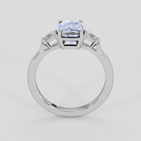 2.56 Ct. Bi Color Sapphire Ring, 14K White Gold 3