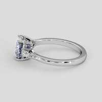 2.56 Ct. Bi Color Sapphire Ring, 14K White Gold 4