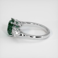 4.07 Ct. Sapphire Ring, 14K White Gold 4
