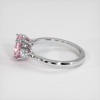 1.75 Ct. Pink Sapphire Ring, 14K White Gold 4