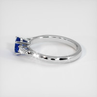 1.09 Ct. Sapphire Ring, 14K White Gold 4