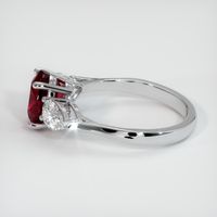 1.88 Ct. Ruby Ring, 14K White Gold 4