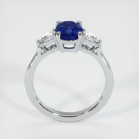 1.18 Ct. Sapphire Ring, 18K White Gold 3