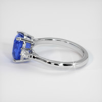 3.02 Ct. Sapphire Ring, 18K White Gold 4