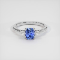 1.35 Ct. Sapphire Ring, 18K White Gold 1