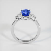 1.98 Ct. Blue Sapphire Ring, 18K White Gold 3