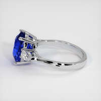 4.45 Ct. Sapphire Ring, 18K White Gold 4
