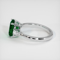 2.05 Ct. Emerald Ring, 18K White Gold 4