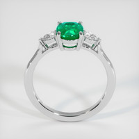 1.22 Ct. Emerald Ring, 18K White Gold 3