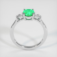 1.59 Ct. Emerald Ring, 18K White Gold 3