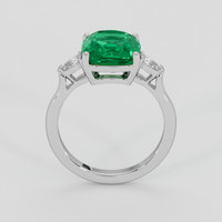 3.37 Ct. Emerald Ring, 18K White Gold 3