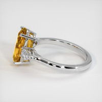 3.00 Ct. Gemstone Ring, 18K White Gold 4