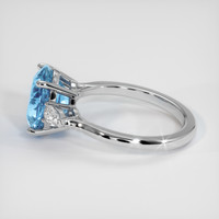 3.04 Ct. Gemstone Ring, 18K White Gold 4