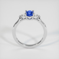 1.14 Ct. Sapphire Ring, 18K White Gold 3