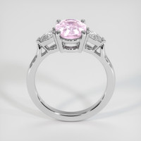 1.36 Ct. Pink Sapphire Ring, 18K White Gold 3