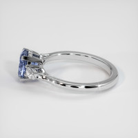 1.60 Ct. Blue Sapphire Ring, 18K White Gold 4