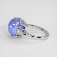 17.26 Ct. Blue Sapphire Ring, 18K White Gold 4