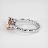 1.39 Ct. Sapphire Ring, 18K White Gold 4
