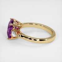 2.74 Ct. Purple Spinel Ring, 10K Yellow Gold 4
