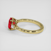 1.72 Ct. Ruby Ring, 10K Yellow Gold 4
