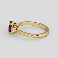 1.07 Ct. Ruby Ring, 10K Yellow Gold 4
