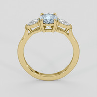 1.64 Ct. Greyish Blue Sapphire Ring, 10K Yellow Gold 3