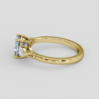 1.64 Ct. Greyish Blue Sapphire Ring, 10K Yellow Gold 4