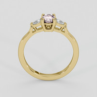 0.65 Ct. Bi Color Sapphire Ring, 10K Yellow Gold 3