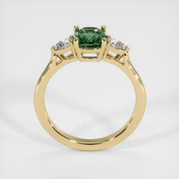 1.17 Ct. Green Sapphire Ring, 10K Yellow Gold 3