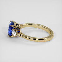 3.49 Ct. Blue Sapphire Ring, 14K Yellow Gold 4
