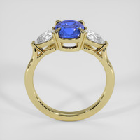 2.01 Ct. Blue Sapphire Ring, 14K Yellow Gold 3
